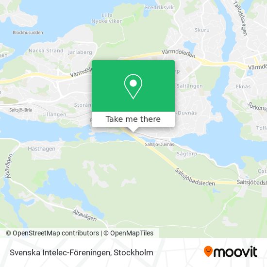 Svenska Intelec-Föreningen map