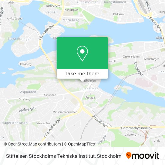 Stiftelsen Stockholms Tekniska Institut map