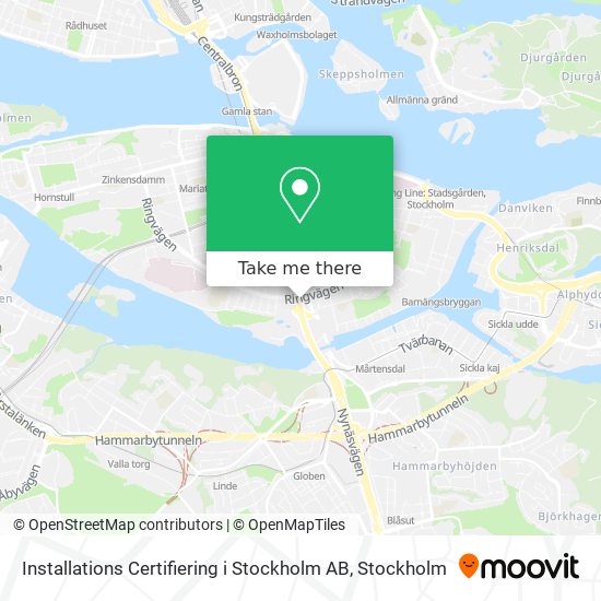 Installations Certifiering i Stockholm AB map