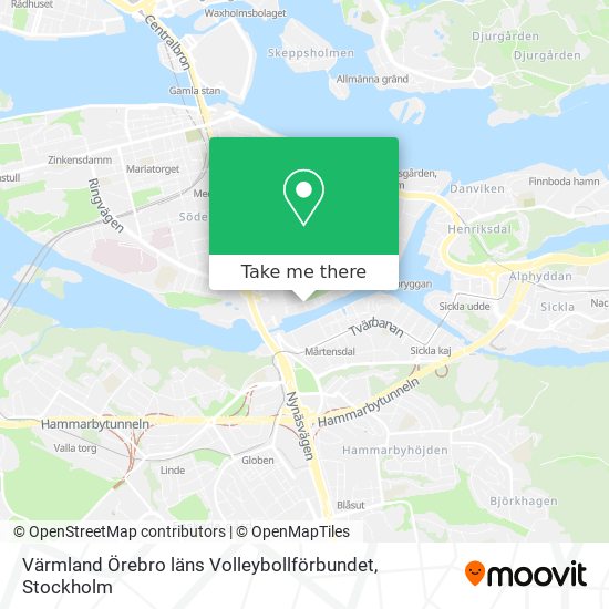 Värmland Örebro läns Volleybollförbundet map