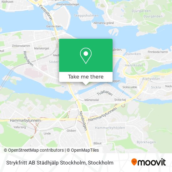 Strykfritt AB Städhjälp Stockholm map