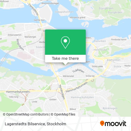 Lagerstedts Bilservice map