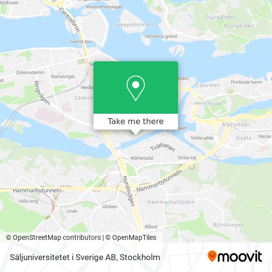 Säljuniversitetet i Sverige AB map