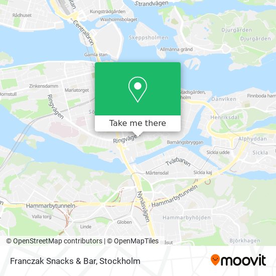 Franczak Snacks & Bar map
