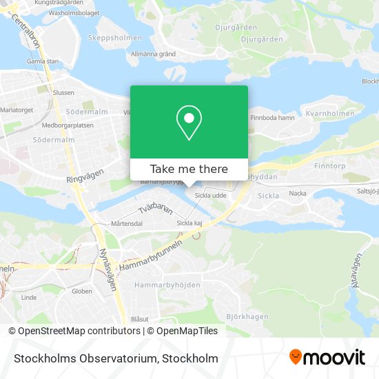 Stockholms Observatorium map