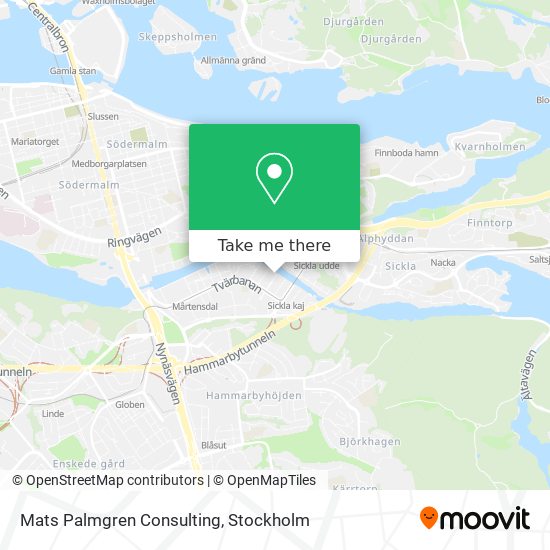 Mats Palmgren Consulting map