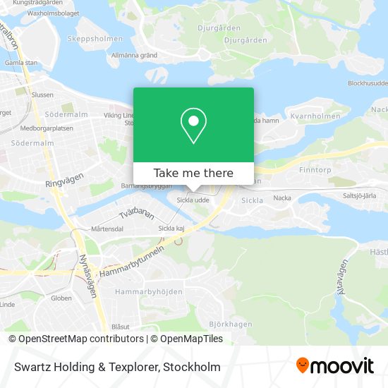 Swartz Holding & Texplorer map