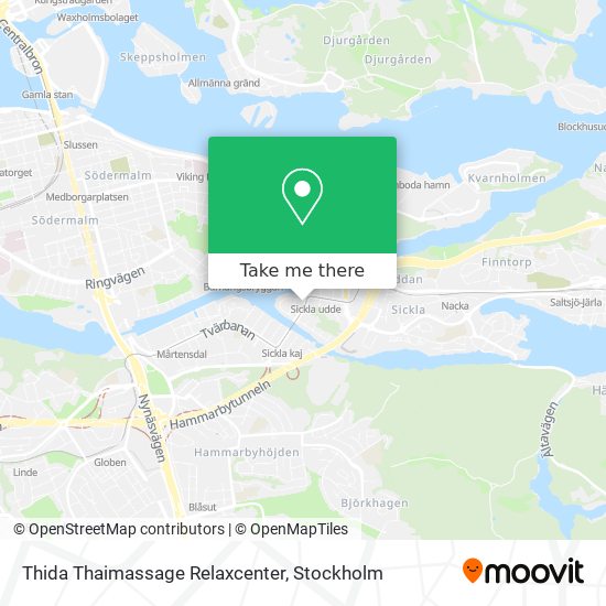 Thida Thaimassage Relaxcenter map