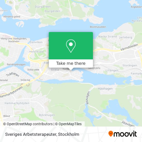 Sveriges Arbetsterapeuter map