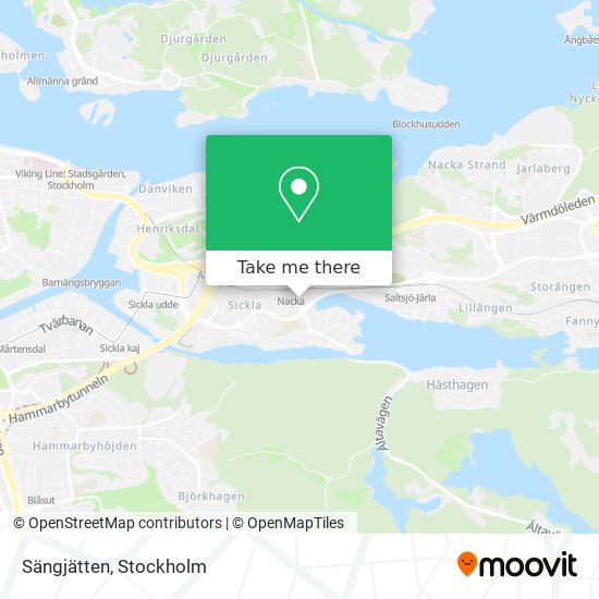 Sängjätten map