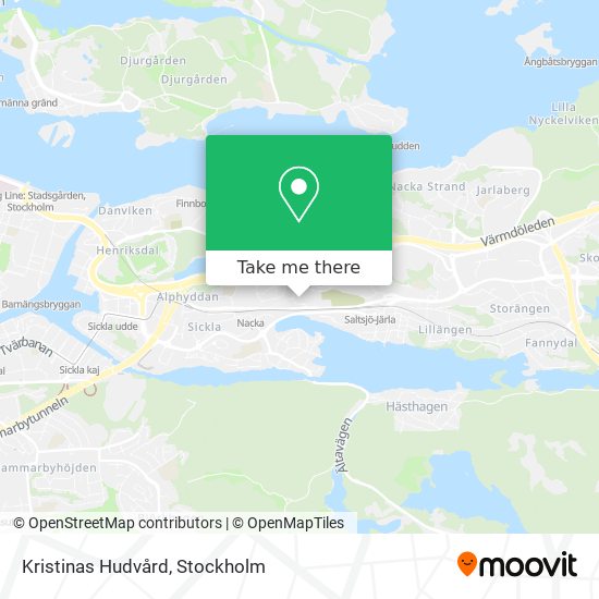 Kristinas Hudvård map