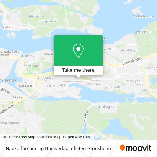 Nacka församling Barnverksamheten map