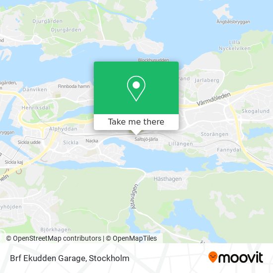 Brf Ekudden Garage map