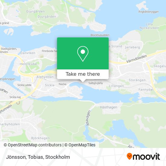 Jönsson, Tobias map