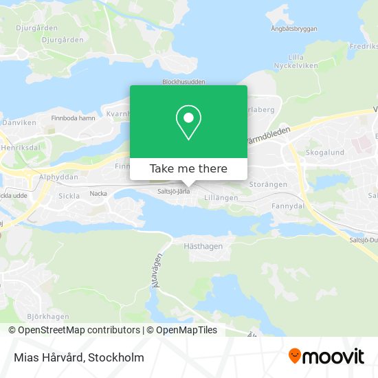 Mias Hårvård map