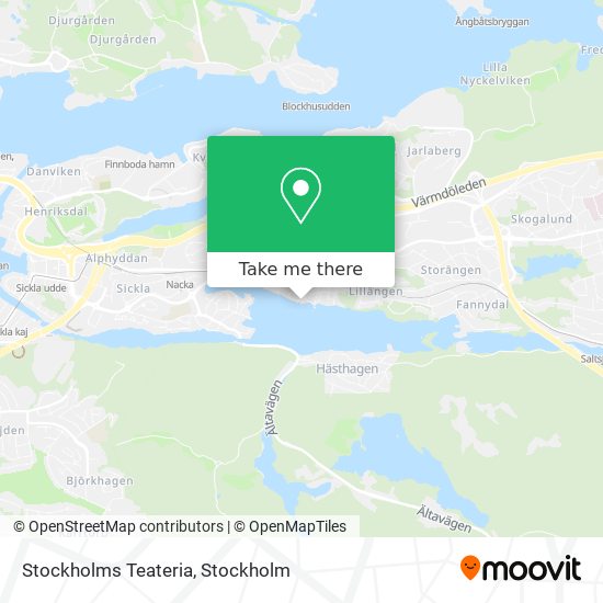 Stockholms Teateria map