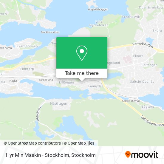 Hyr Min Maskin - Stockholm map