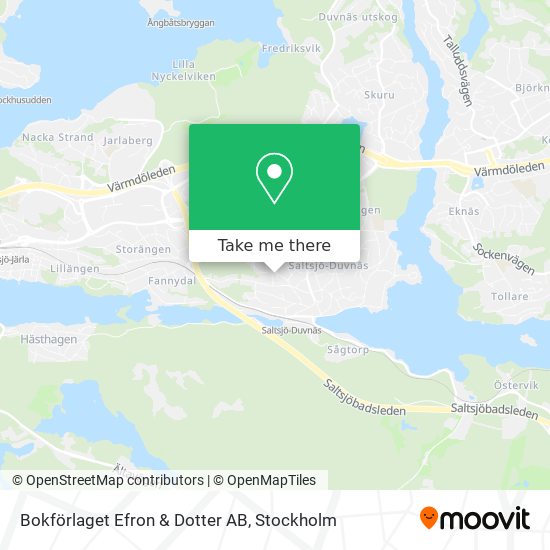 Bokförlaget Efron & Dotter AB map