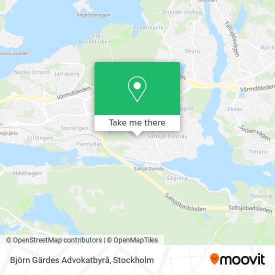 Björn Gärdes Advokatbyrå map