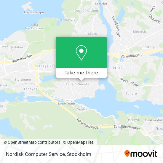 Nordisk Computer Service map