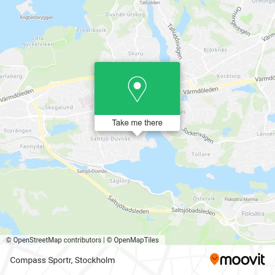 Compass Sportr map