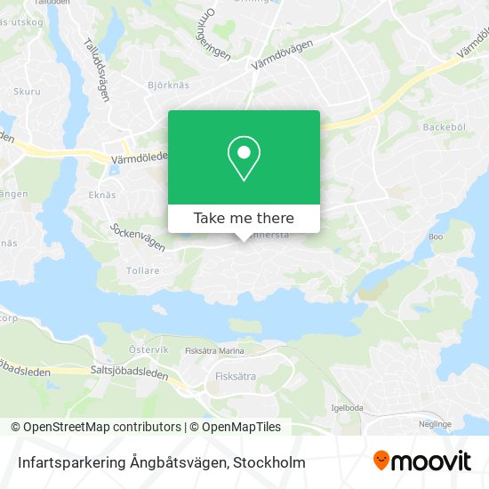 Infartsparkering Ångbåtsvägen map