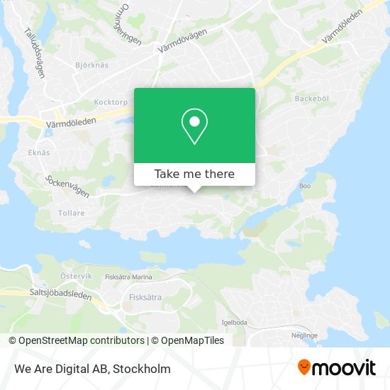 We Are Digital AB map