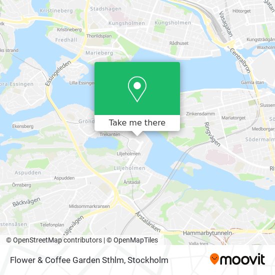 Flower & Coffee Garden Sthlm map