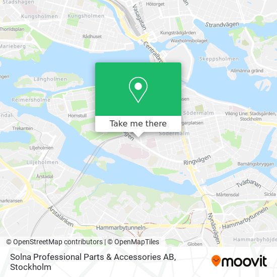 Solna Professional Parts & Accessories AB map