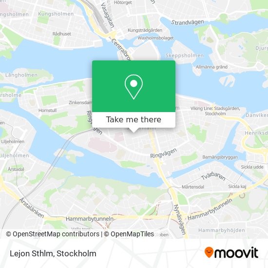 Lejon Sthlm map