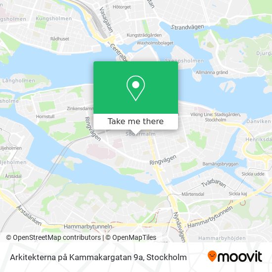 Arkitekterna på Kammakargatan 9a map