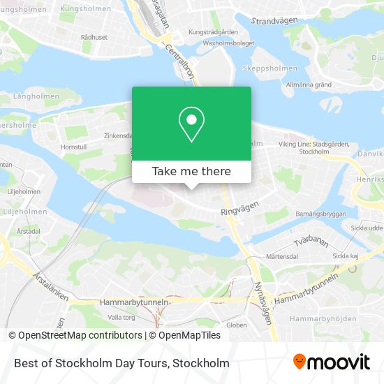 Best of Stockholm Day Tours map