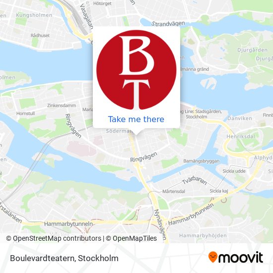 Boulevardteatern map