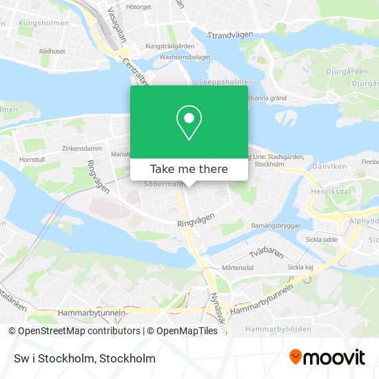 Sw i Stockholm map