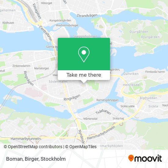 Boman, Birger map