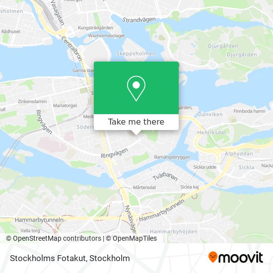 Stockholms Fotakut map