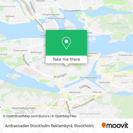 Ambassaden Stockholm Reklambyrå map