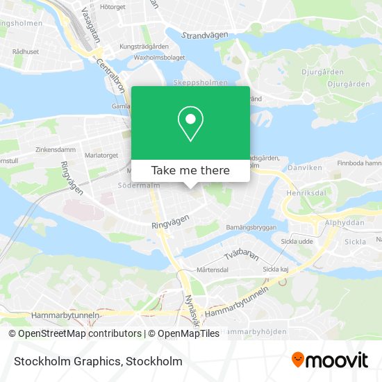 Stockholm Graphics map