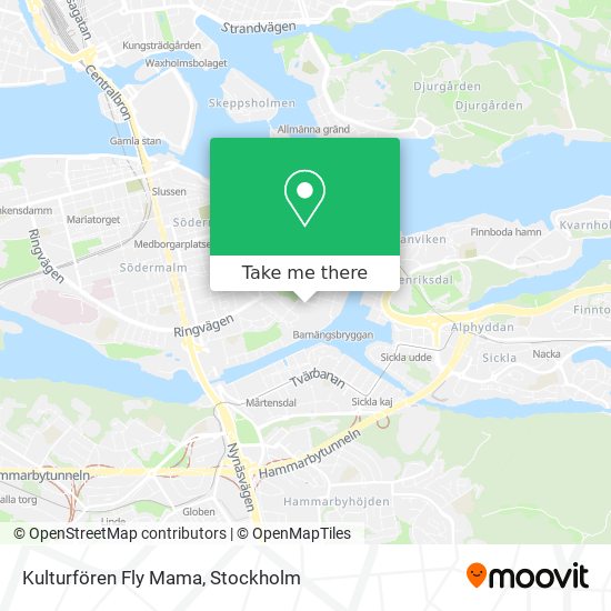 Kulturfören Fly Mama map