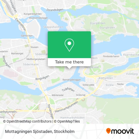 Mottagningen Sjöstaden map