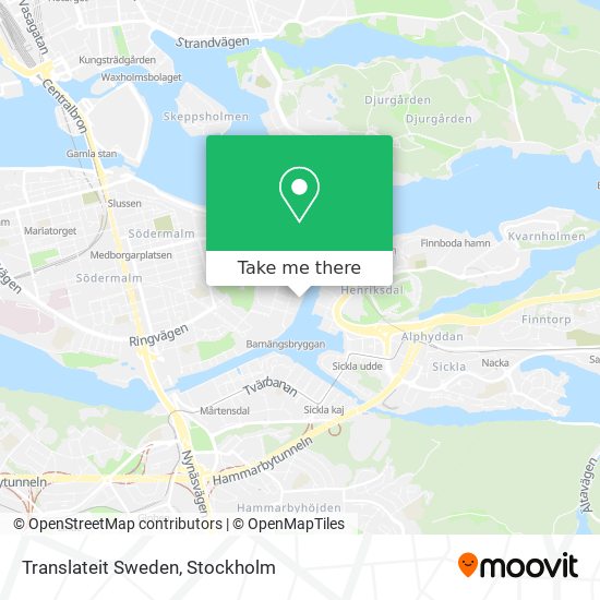 Translateit Sweden map