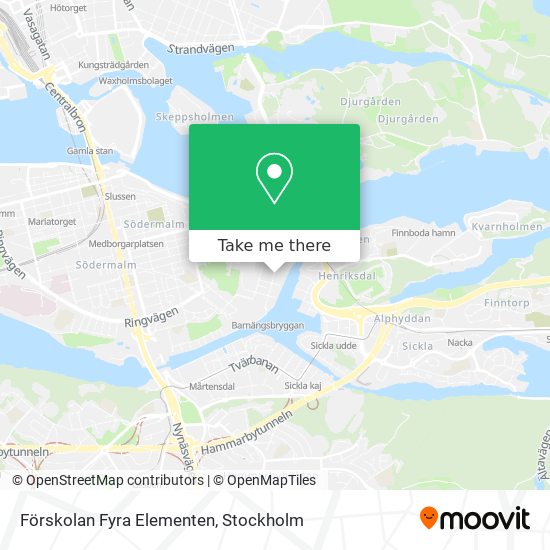 Förskolan Fyra Elementen map