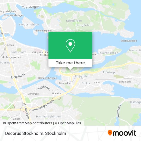 Decorus Stockholm map