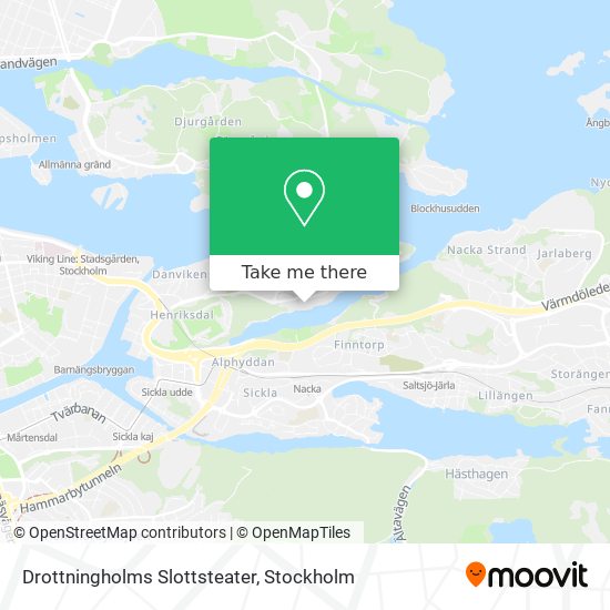 Drottningholms Slottsteater map