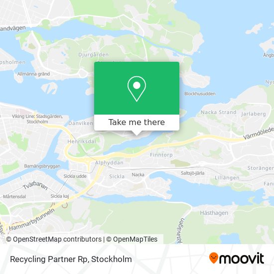 Recycling Partner Rp map