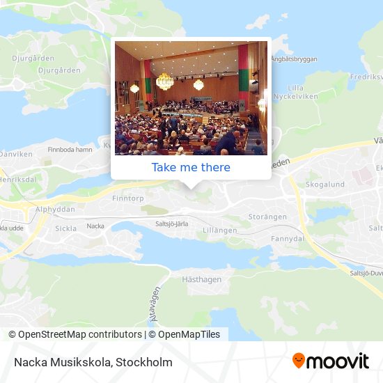 Nacka Musikskola map