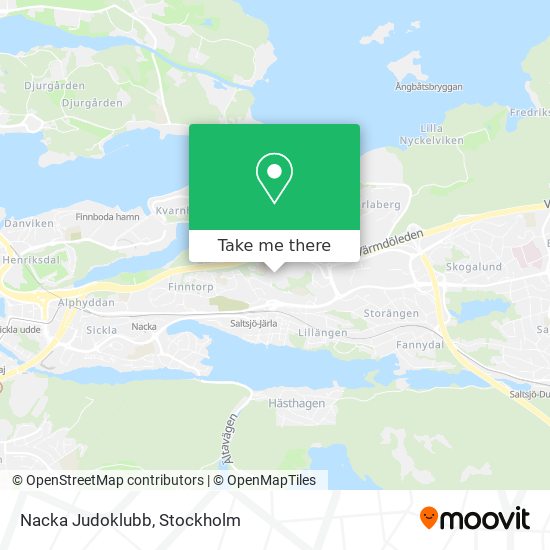 Nacka Judoklubb map