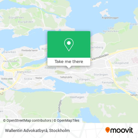 Wallentin Advokatbyrå map