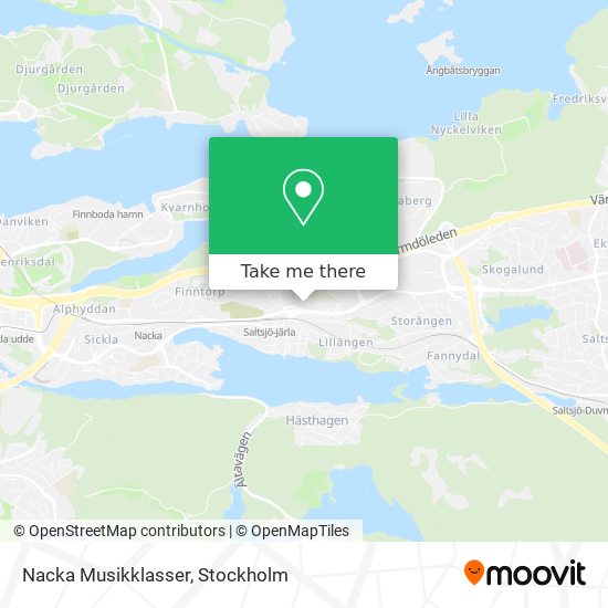 Nacka Musikklasser map