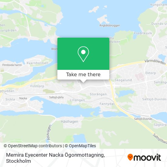 Memira Eyecenter Nacka Ögonmottagning map